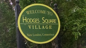 Hodges Square Village Sign